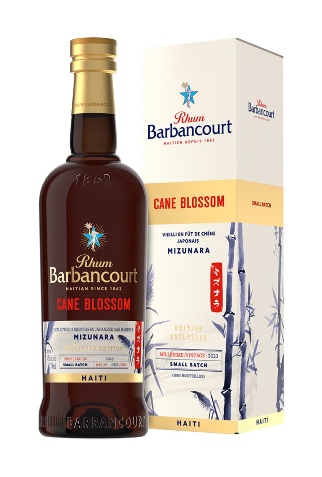 Barbancourt Cane Blossom Rum 45% 700ml | Rum | Shop online at Spirits of France