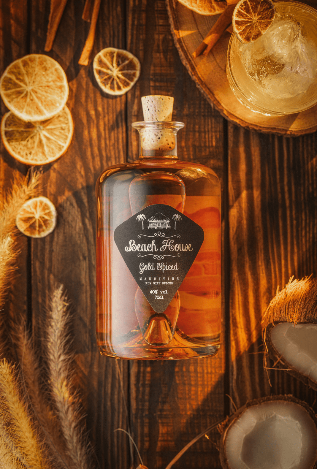 Beach House Gold Spiced Rum 40% 700ml | Rum | Shop online at Spirits of France