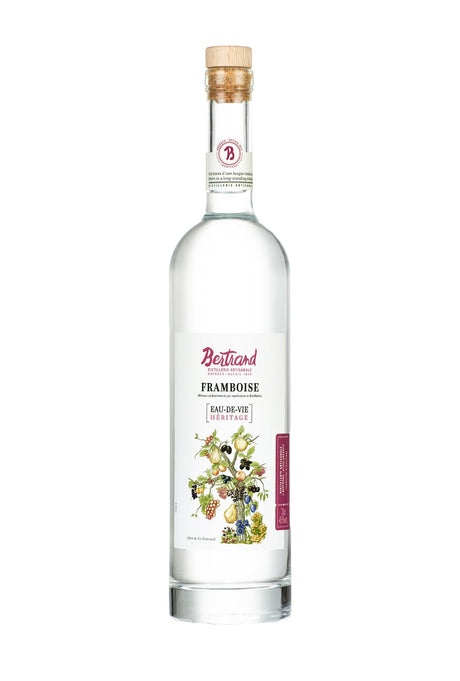 Bertrand Eau de Vie Framboise Sauvage (Raspberry) 45% 700ml | Liqueurs | Shop online at Spirits of France