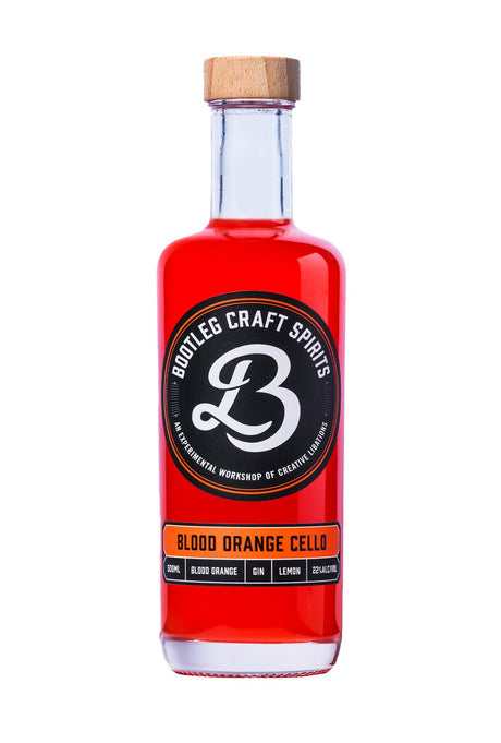 Bootleg Blood Orange Cello Liquor 22% 500ml | Gin | Shop online at Spirits of France