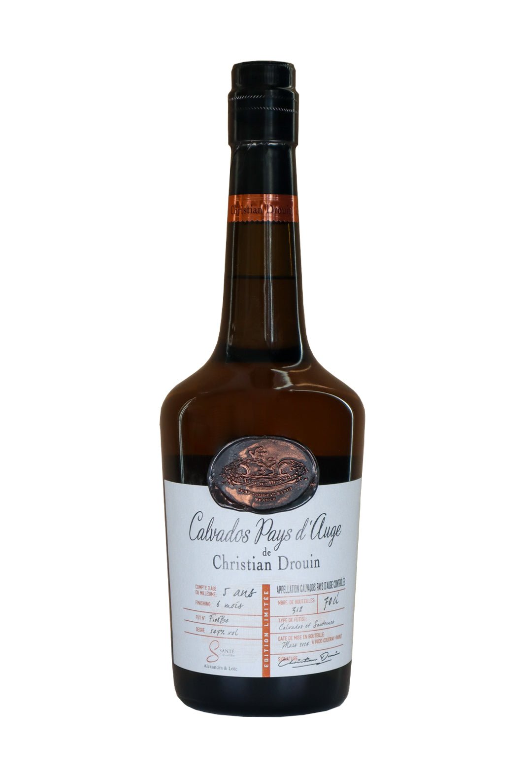 Christian Drouin VATF210884 5YO 54.7% 700ml | Spirits of France