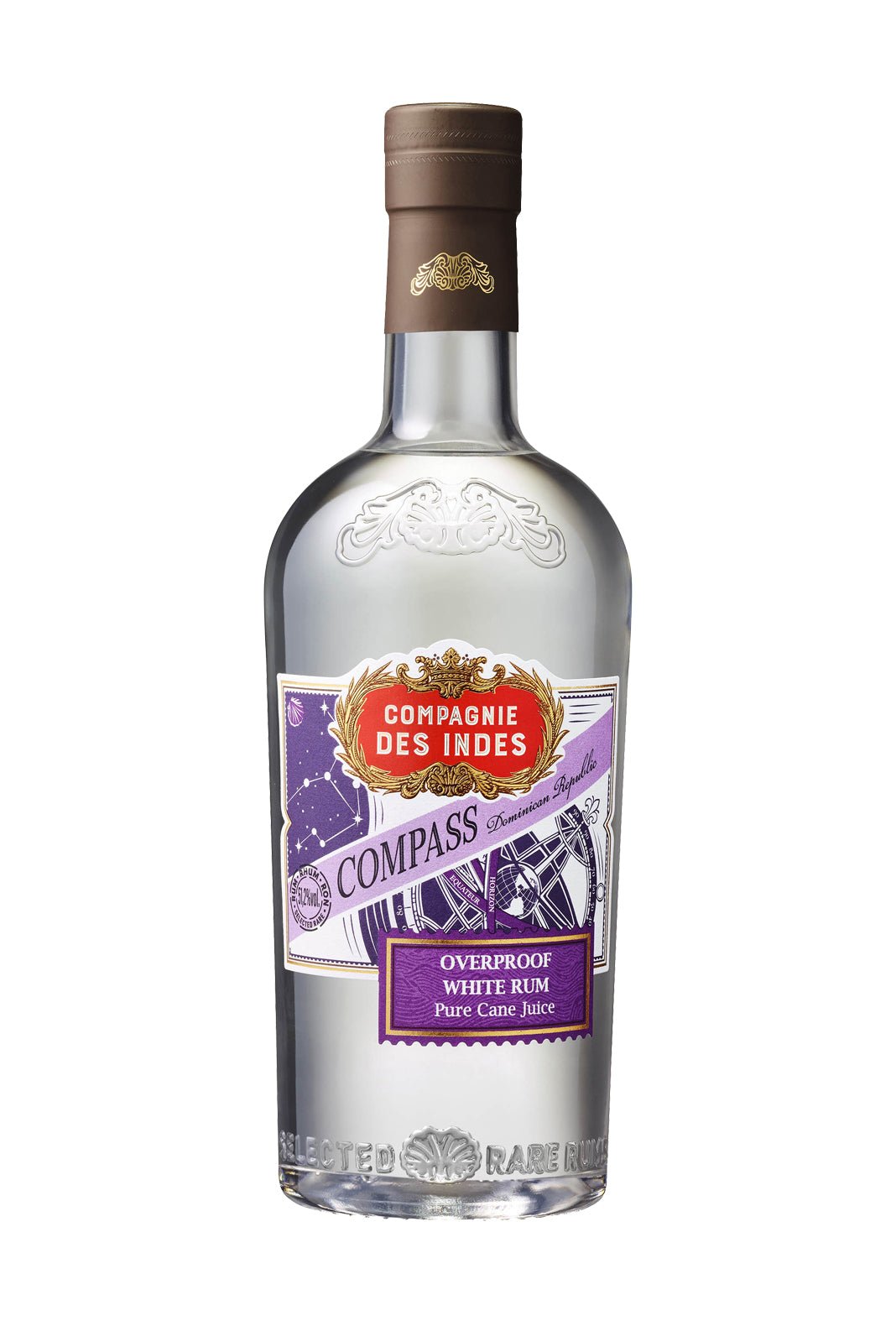 Compagnie des Indes Compass Overproof White Rum 51.2% 700ml | Rum | Shop online at Spirits of France