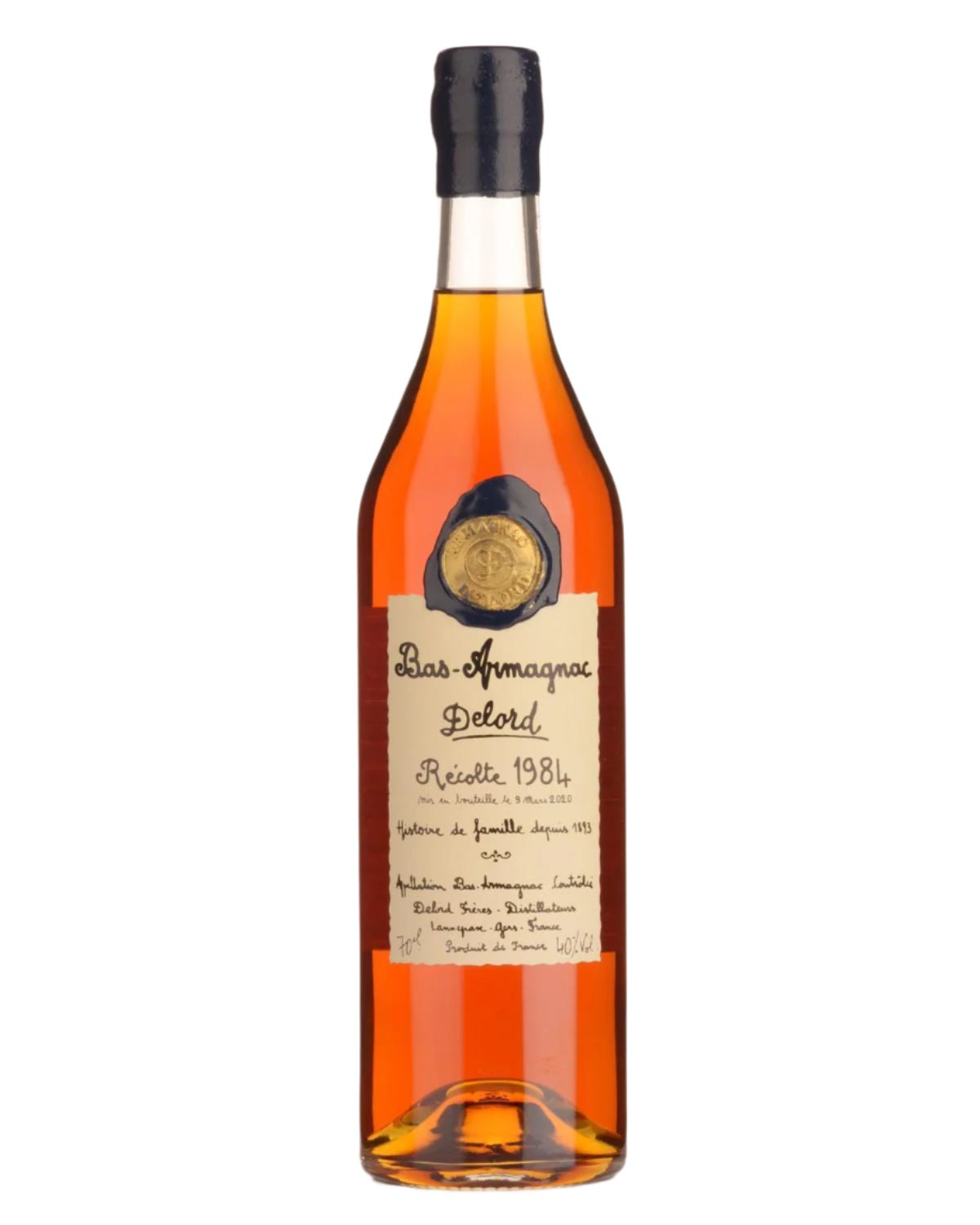 Delord 1984 Bas Armagnac 40% 700ml | armagnac | Shop online at Spirits of France