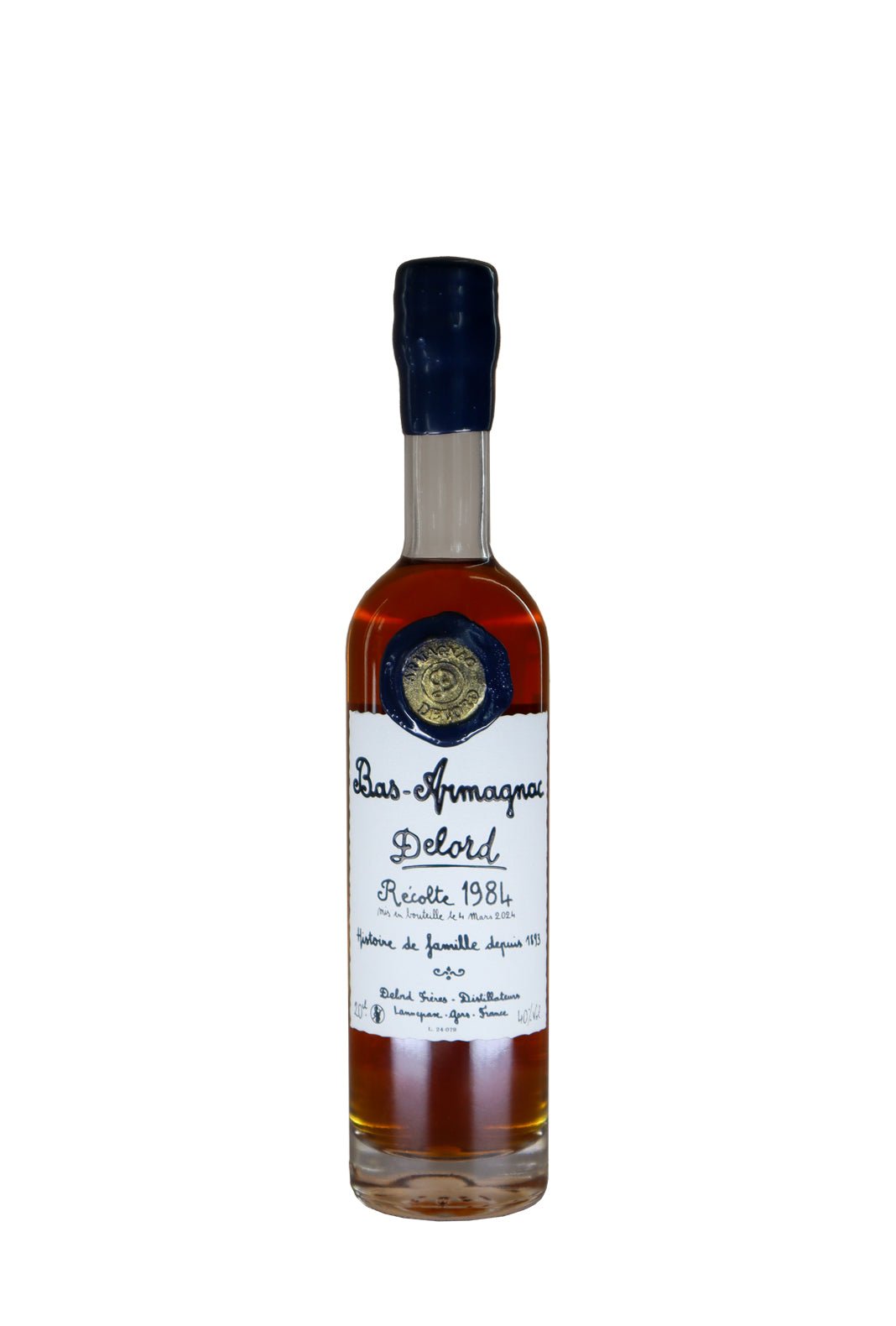 Delord Armagnac 1984 Ariane 40% 200ml | armagnac | Shop online at Spirits of France