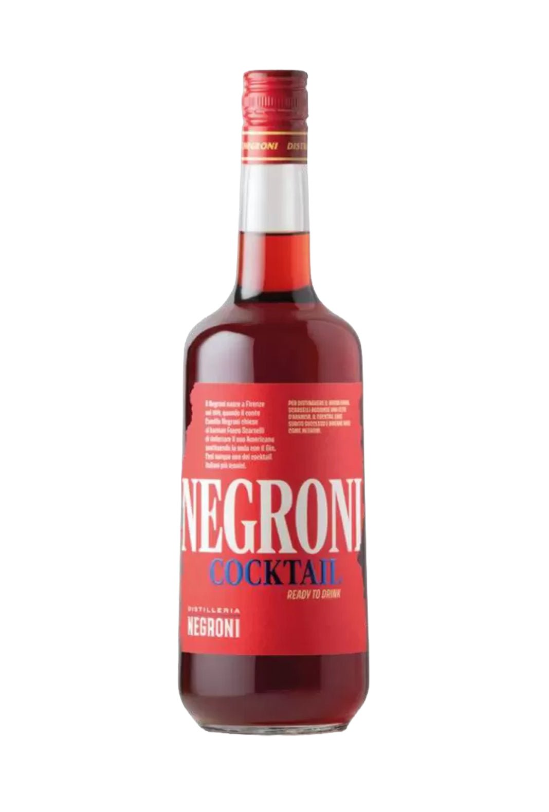 Distilleria Negroni (Venegazzu) Negroni Cocktail 22% 1LTR | Aperitif | Shop online at Spirits of France