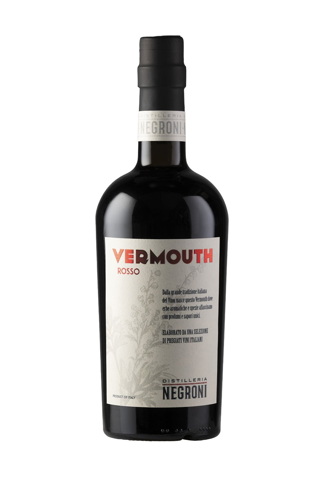 Distilleria Negroni Vermouth Rosso 18% 750ml | Vermouth | Shop online at Spirits of France