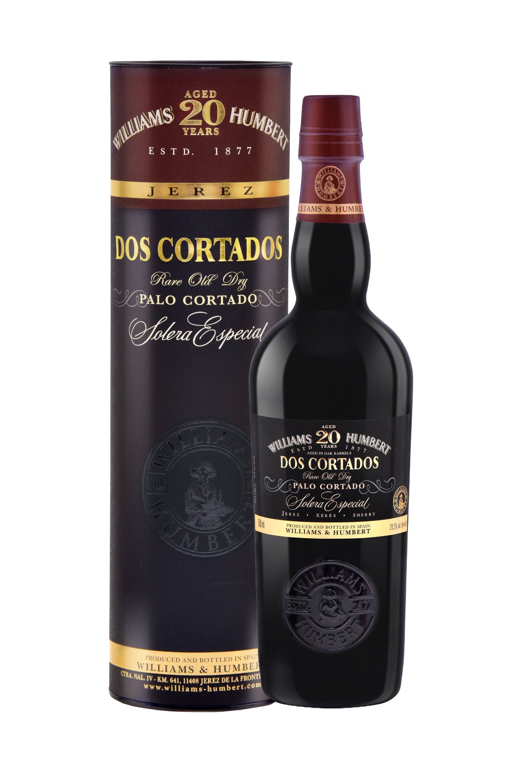 Dos Cortados Palo Sherry Aperitif 20 years 21.5% 500ml | Sherry | Shop online at Spirits of France