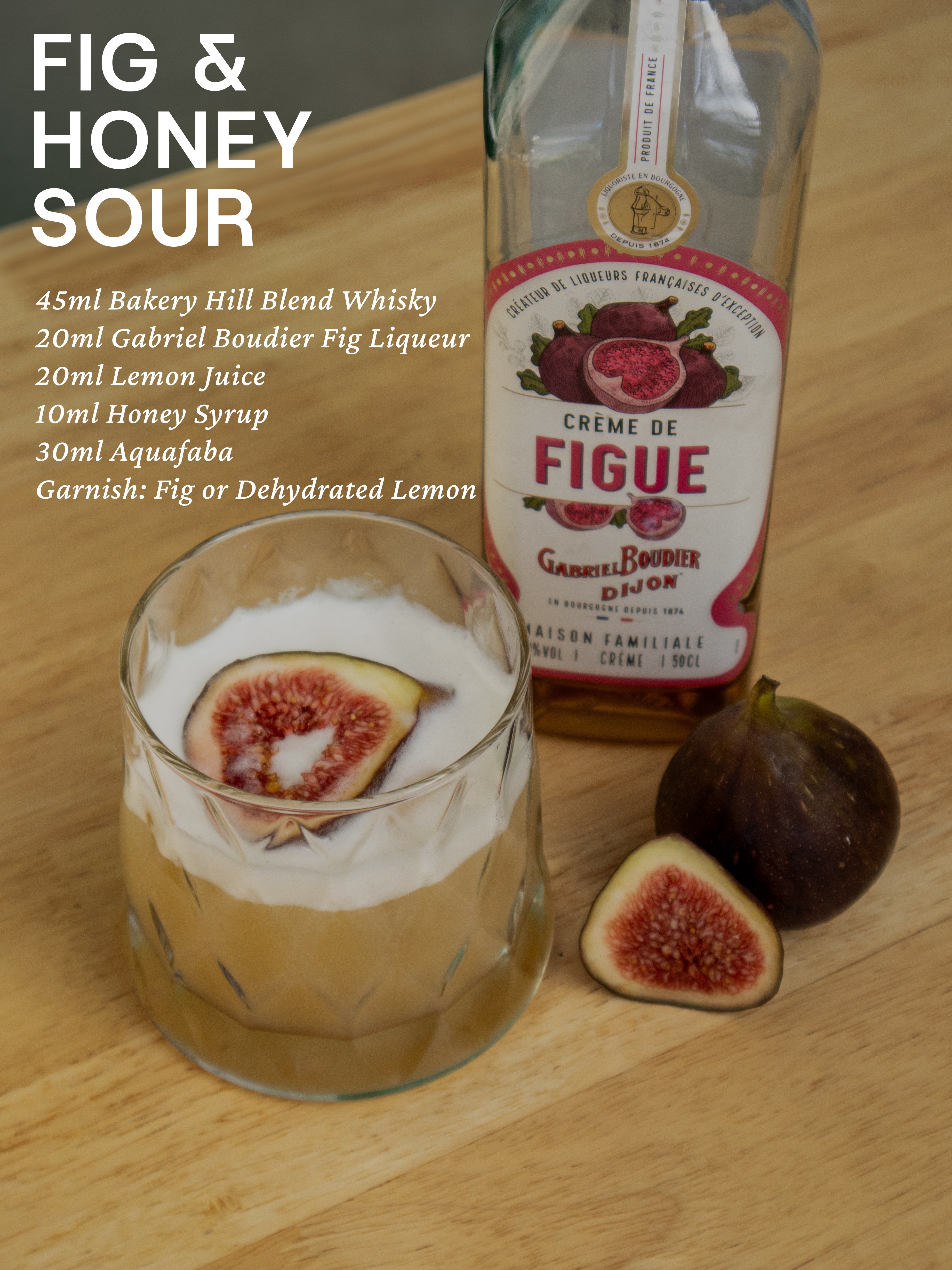 Fig & Honey Sour Cocktail Bundle | Cocktail Bundle | Shop online at Spirits of France