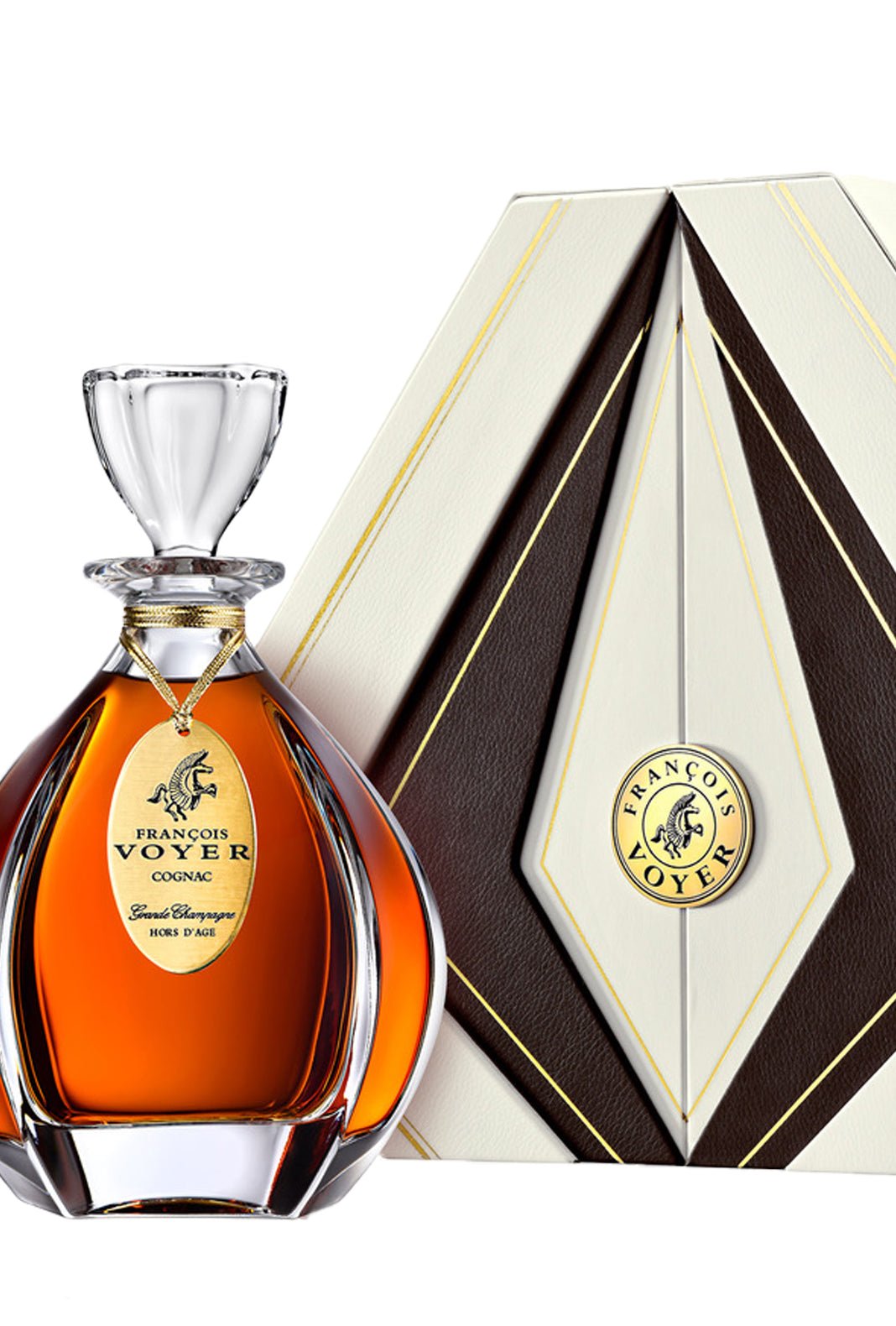 Francois Voyer Cristal Grand Champagne Cognac 50 years 43% 700ml | Cognac | Shop online at Spirits of France