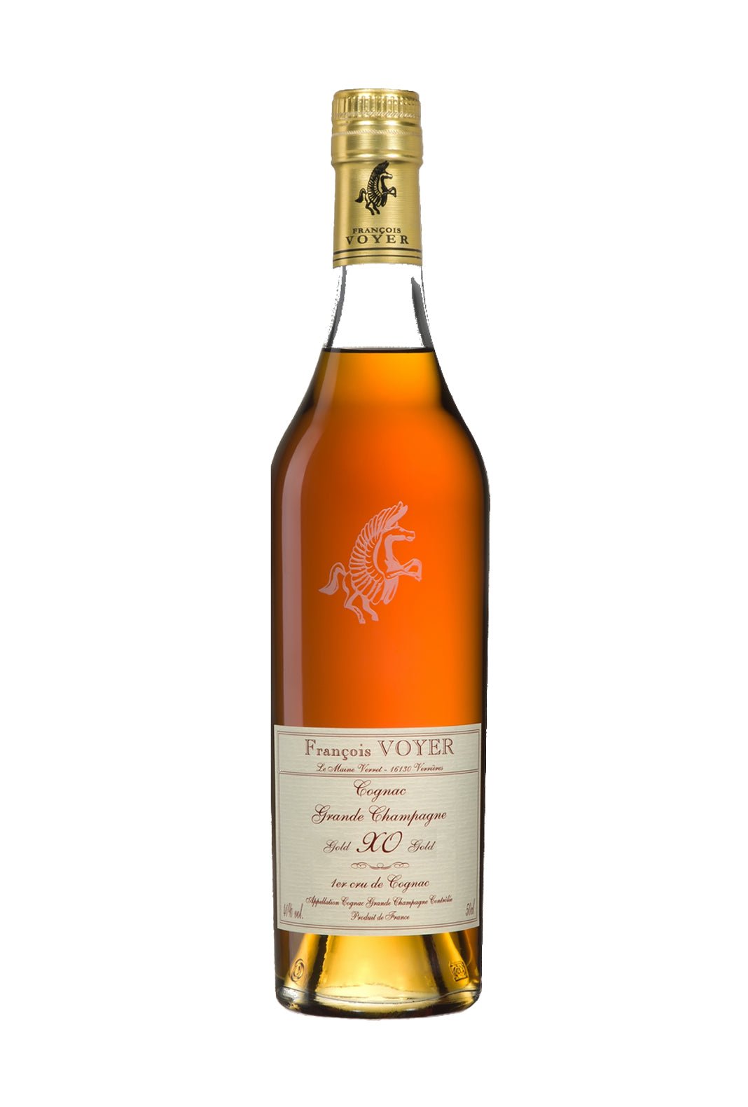 Francois Voyer XO Gold 20 - 30 years Grande Champagne Cognac 40% 500ml | Cognac | Shop online at Spirits of France