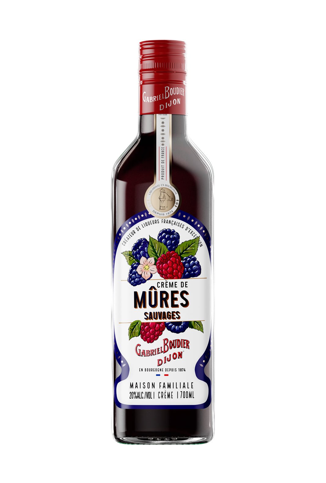 Gabriel Boudier Creme De Mure (Blackberry) Liqueur 20% 700ml | Liqueurs | Shop online at Spirits of France