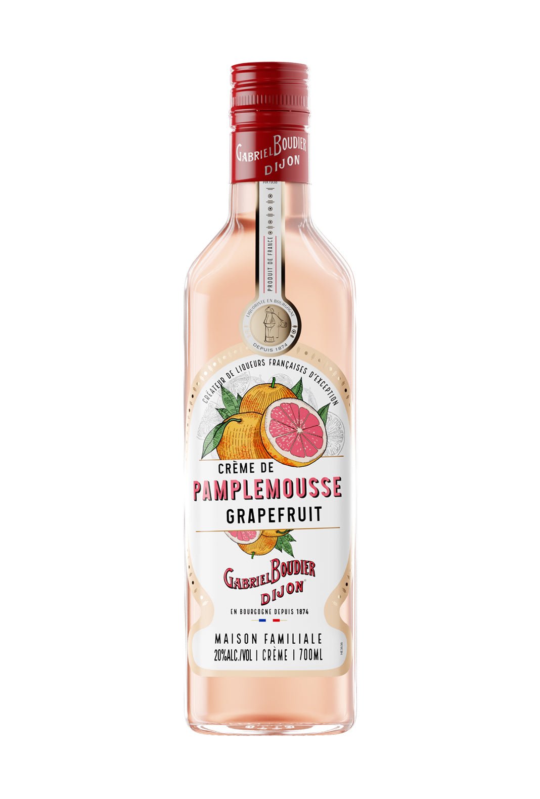Gabriel Boudier Creme De Pamplemousse (Grapefruit) Liqueur 15% 700ml | Liqueurs | Shop online at Spirits of France