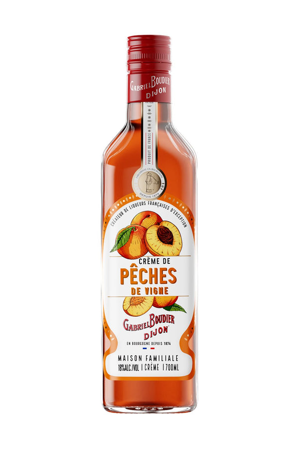 Gabriel Boudier Crème de Peche (Peach) Liqueur 18% 700ml | Liqueurs | Shop online at Spirits of France