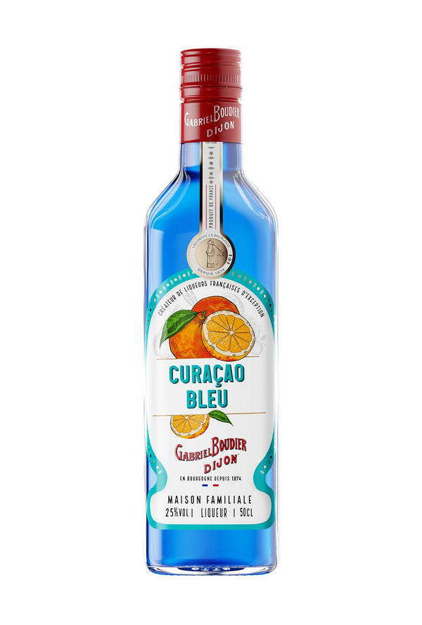 Gabriel Boudier Curacao Bleu (Blue Curacao) Liqueur 25% 500ml | Liqueurs | Shop online at Spirits of France