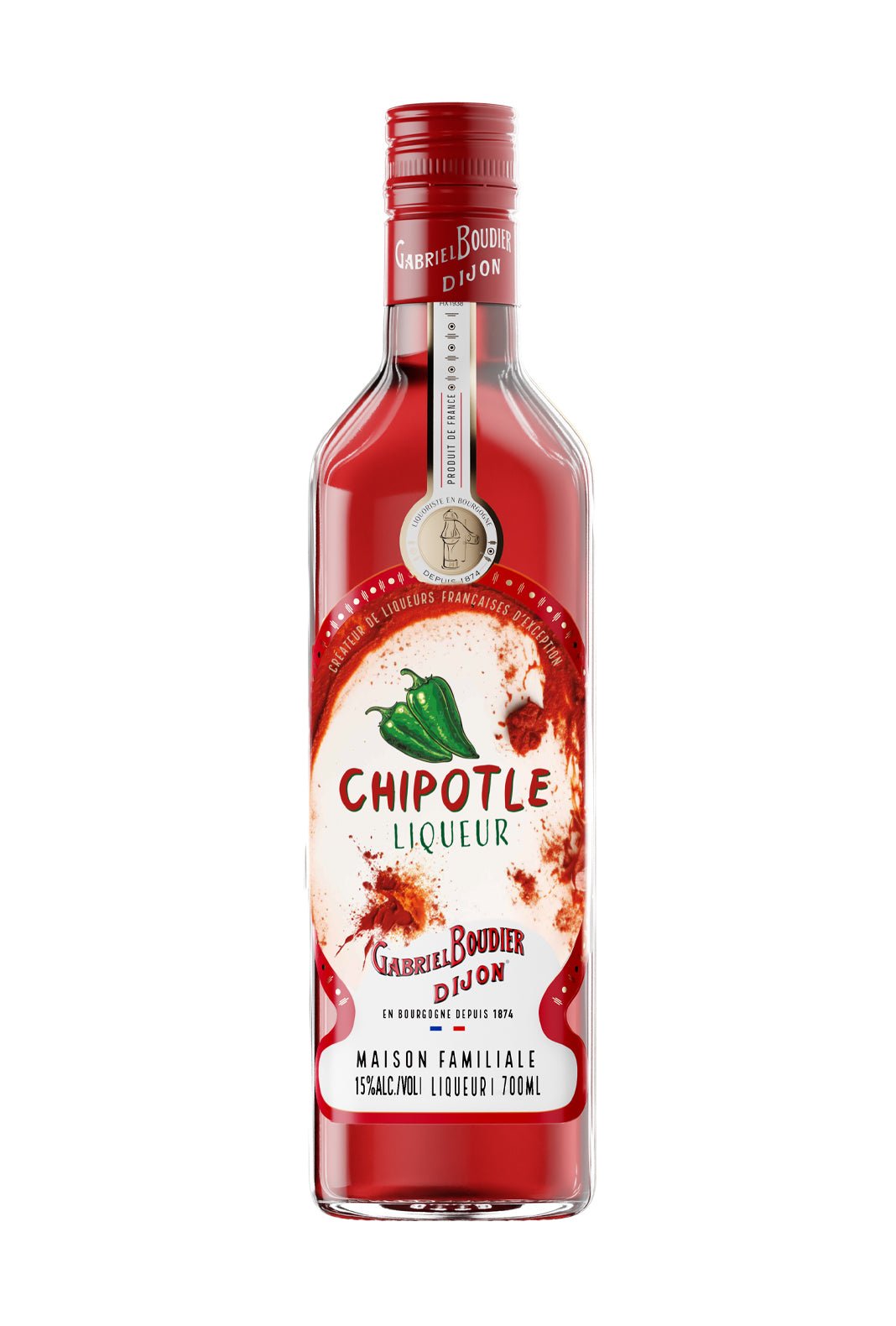 Gabriel Boudier Liqueur De Chipotle (Chilli) 15% 700ml | Liqueurs | Shop online at Spirits of France