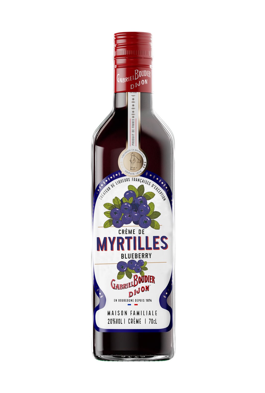 Gabriel Boudier Liqueur De Myrtille (Blueberry) 20% 700ml | Liqueurs | Shop online at Spirits of France