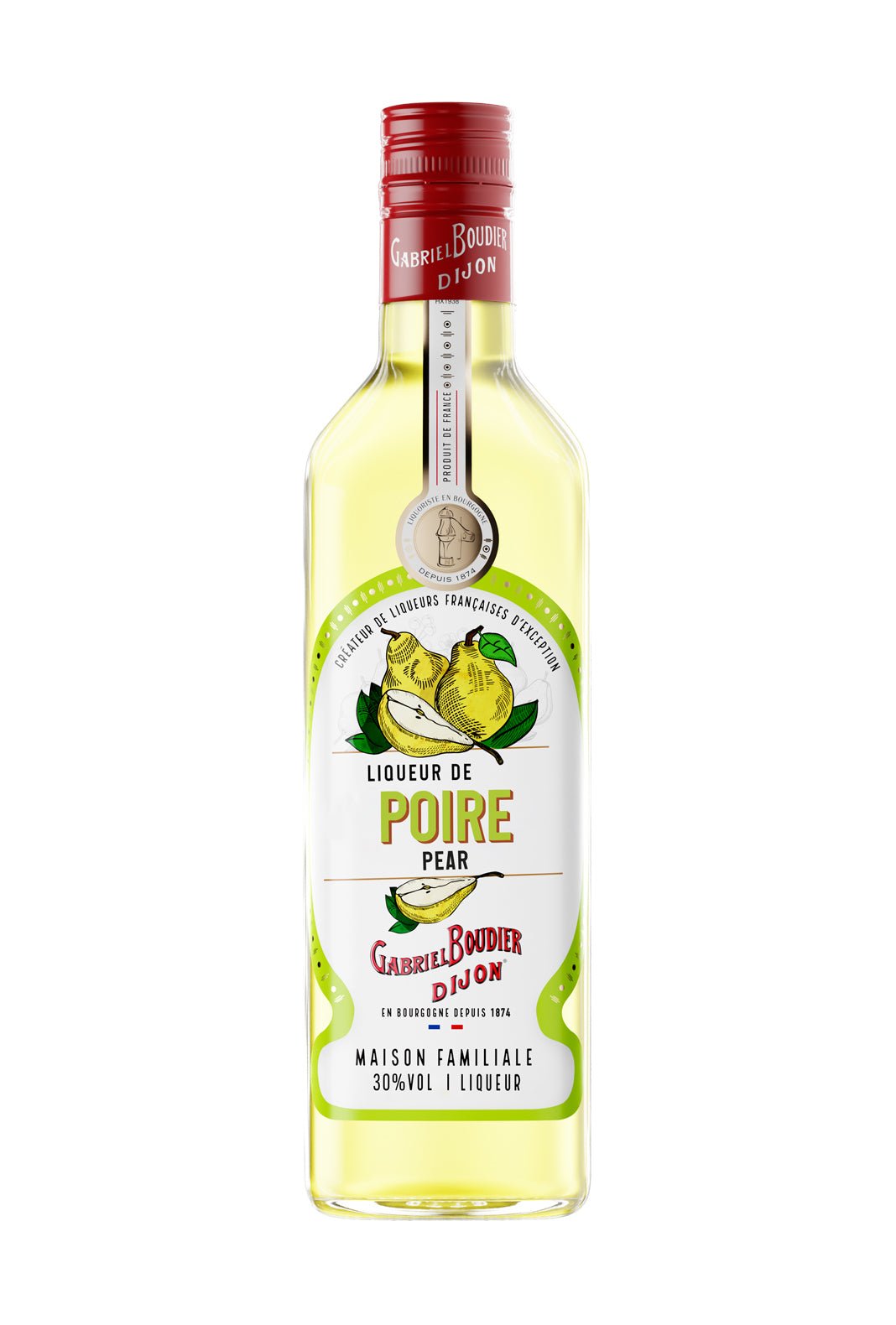 Gabriel Boudier Liqueur De Poire (Pear) Liqueur 30% 700ml | Liqueurs | Shop online at Spirits of France