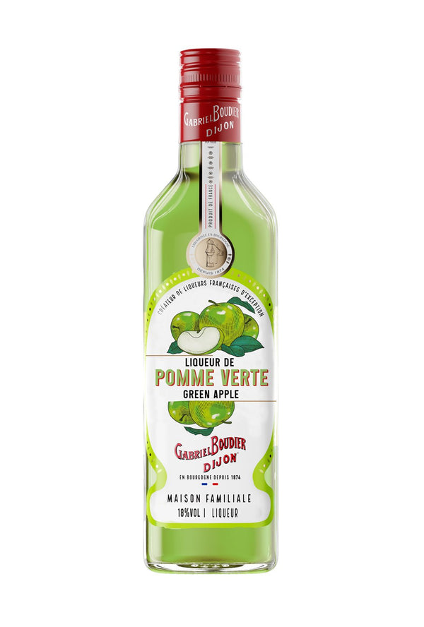 Gabriel Boudier Pomme Verte (Green Apple) Liqueur 18% 700ml | Liqueurs | Shop online at Spirits of France