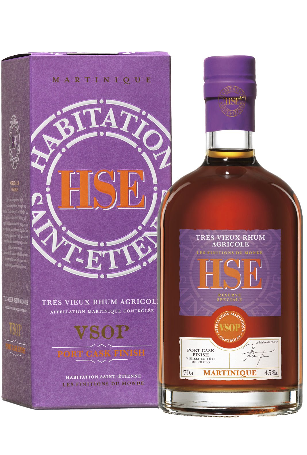 Habitation Saint Etienne Rum Agricole VSOP Porto 5 years 45% 700 | Rum | Shop online at Spirits of France