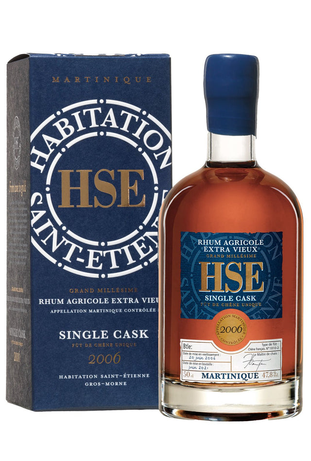 Habitation Saint Etienne2006 Rum Single Cask 47.8% 500ml | Rum | Shop online at Spirits of France