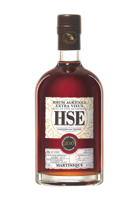 Habitation St Etienne Rum Agricole Extra Vieux 2016 Sauternes Cask 41% 500ml | Rum | Shop online at Spirits of France