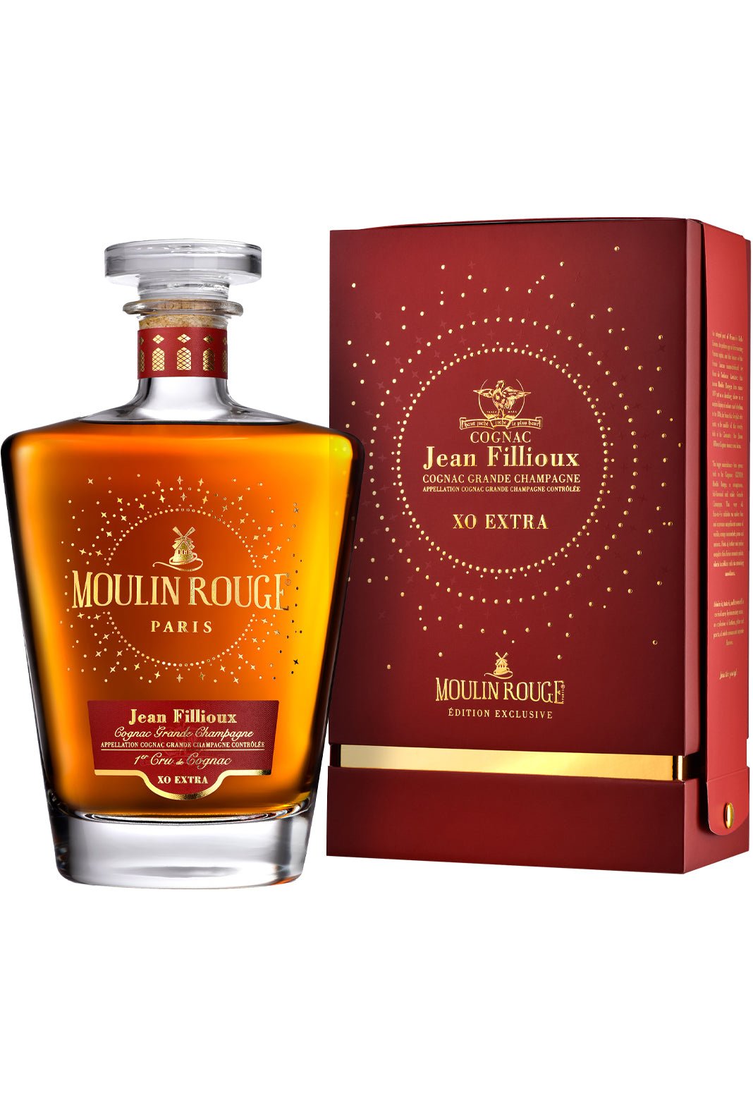 Jean Fillioux Moulin Rouge 30 Years Grand Champagne Cognac 40% 700ml | Cognac | Shop online at Spirits of France