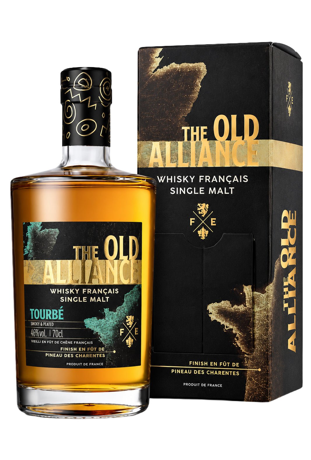 Mery Melrose Whisky Old Alliance Tourbe 46% 700ml | Whisky | Shop online at Spirits of France