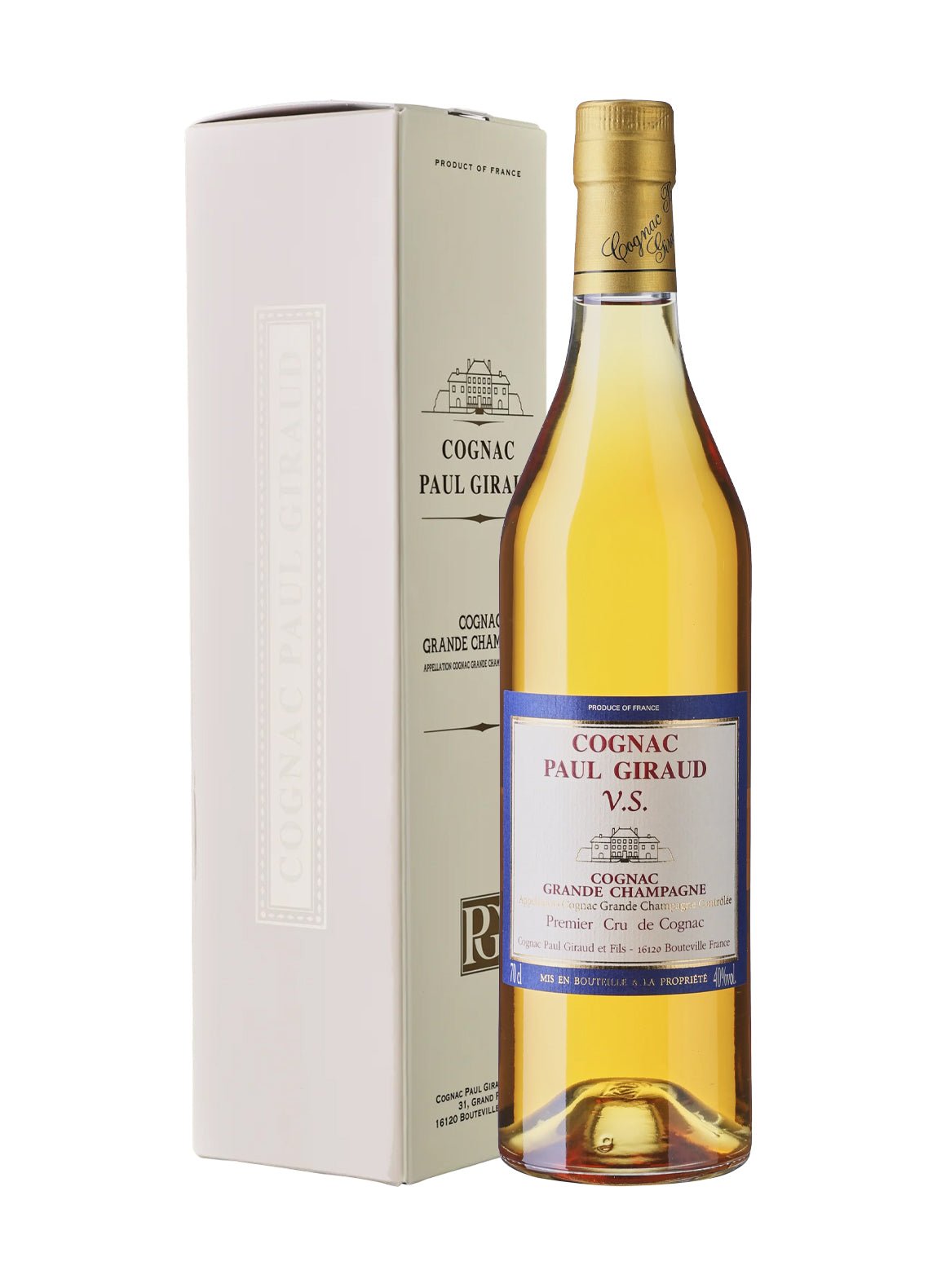 Paul Giraud VS Cognac Grande Champagne 40% 700ml | Cognac | Shop online at Spirits of France