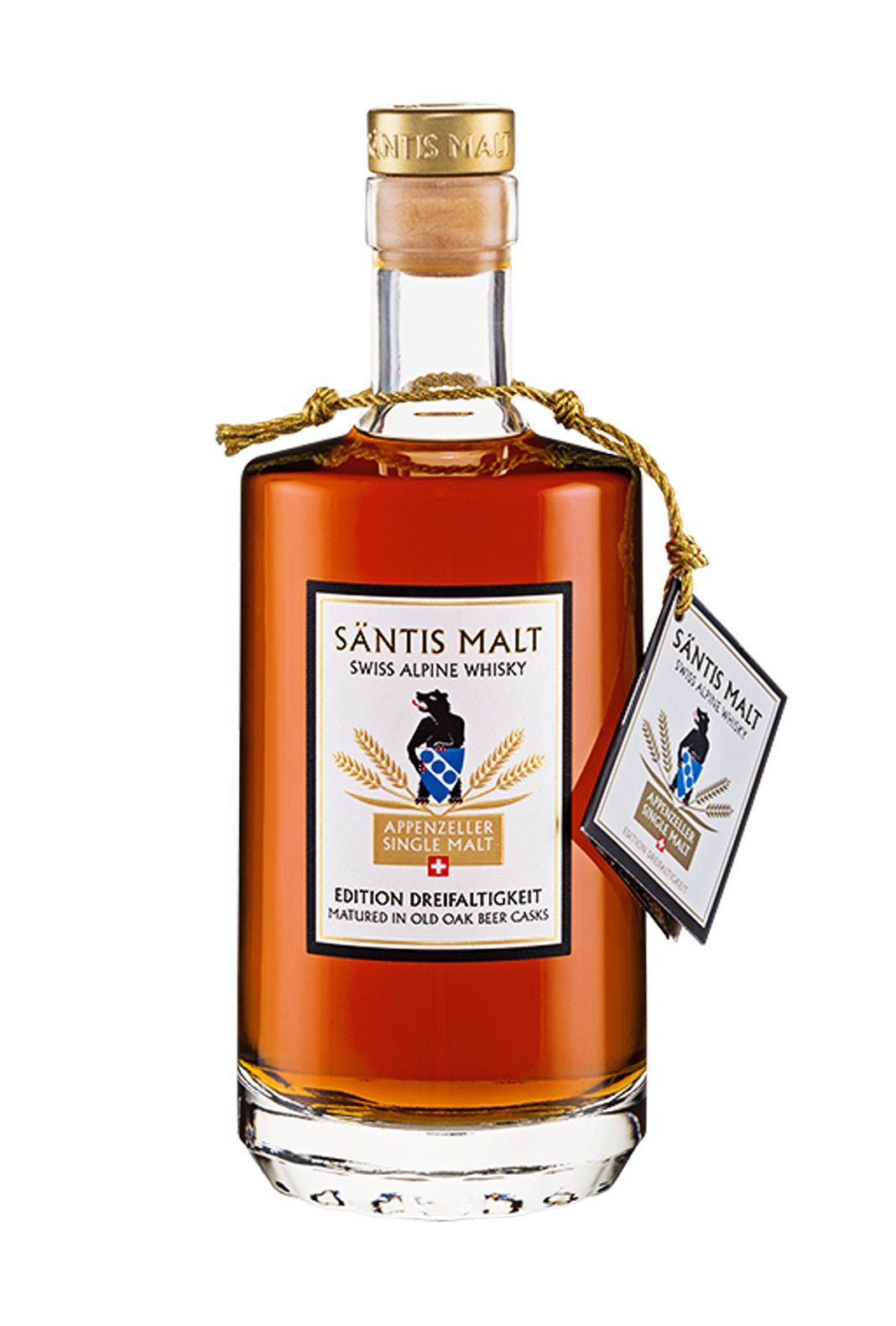 SANTIS Dreifaltigkeit Malt - Swiss Alpine Whiskey (peated) 52% 500ml | Whisky | Shop online at Spirits of France