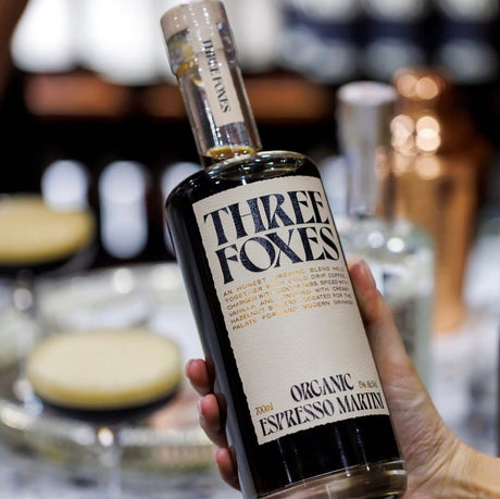 Three Foxes Organic Espresso Martini 13% 700ml | Liqueurs | Shop online at Spirits of France