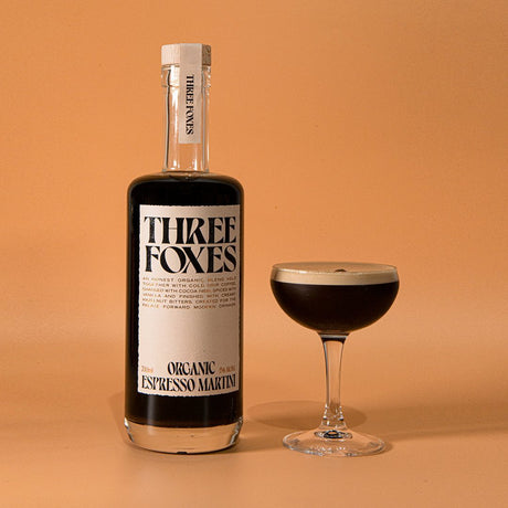 Three Foxes Organic Espresso Martini 13% 700ml | Liqueurs | Shop online at Spirits of France