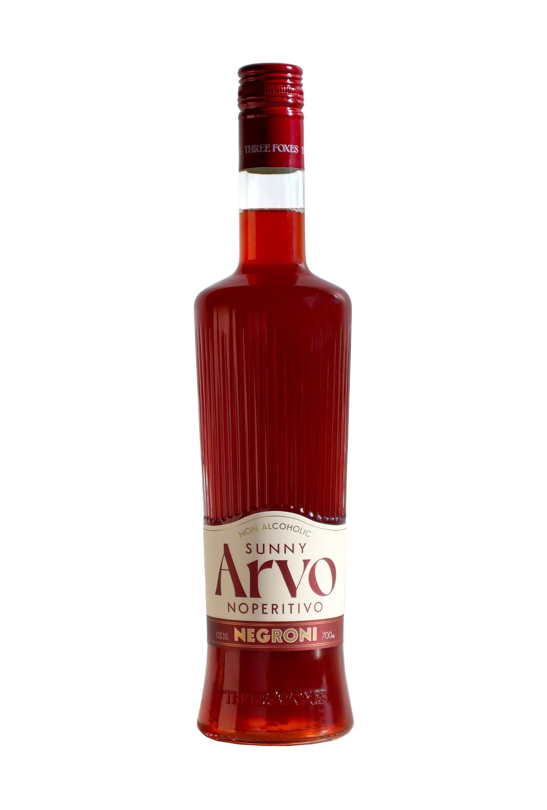 Three Foxes Sunny Arvo Negroni 0% 700ml | Aperitif | Shop online at Spirits of France