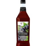 Vedrenne Blackcurrant Syrup 0% 1000ml | Cordial | Shop online at Spirits of France