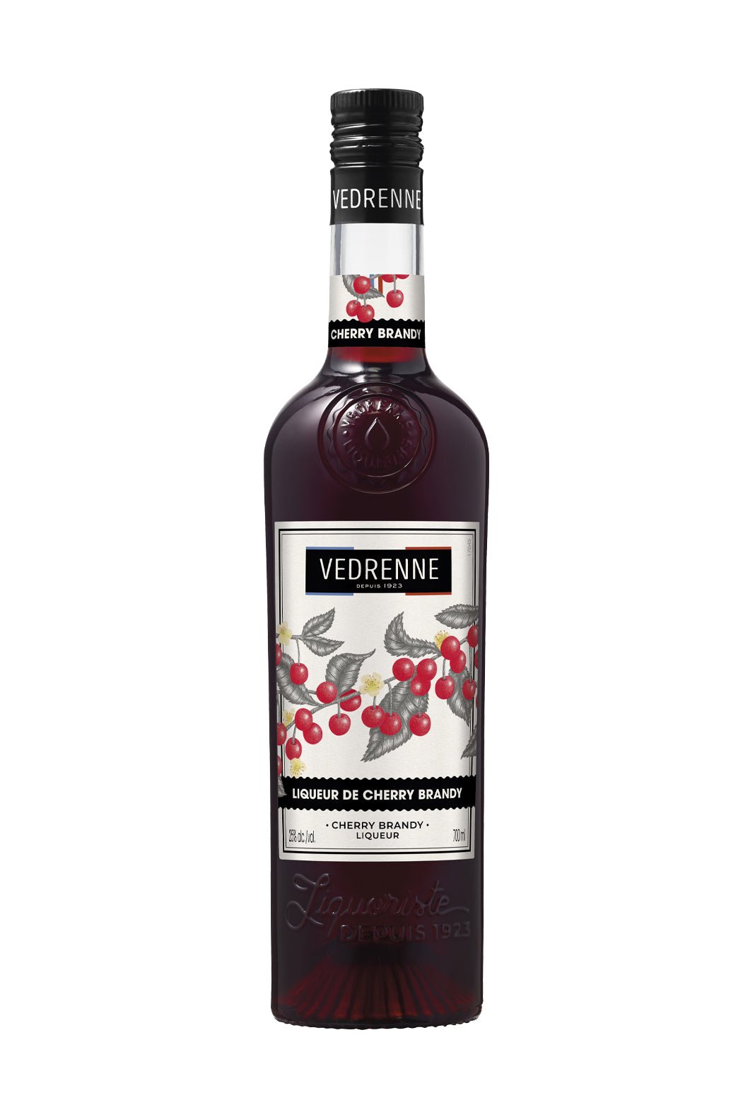 Vedrenne Cherry Brandy 25% 700ml | Liqueurs | Shop online at Spirits of France