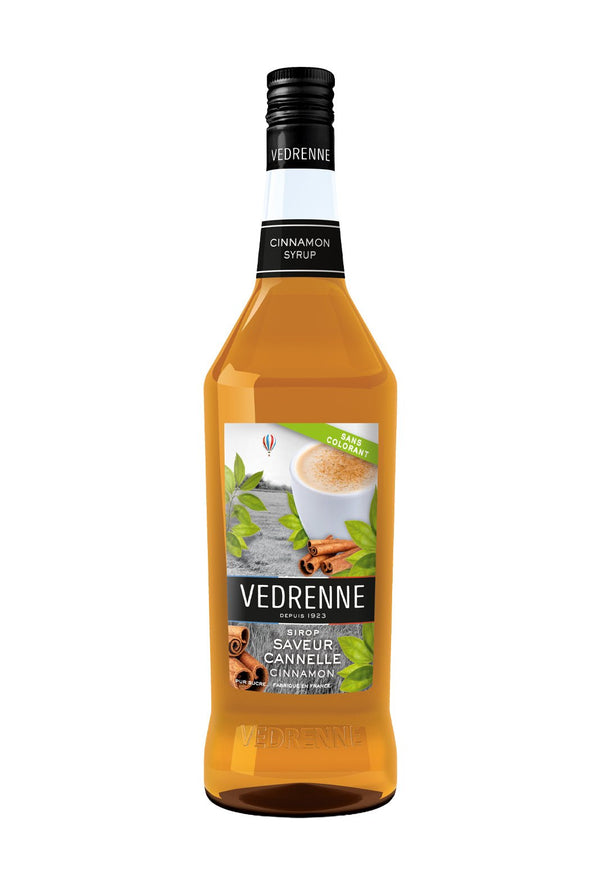 Vedrenne Cinnamon Syrup 1000ml | Syrup | Shop online at Spirits of France