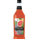 Vedrenne Grapefruit Pink Syrup 0% 1000ml | Cordial | Shop online at Spirits of France