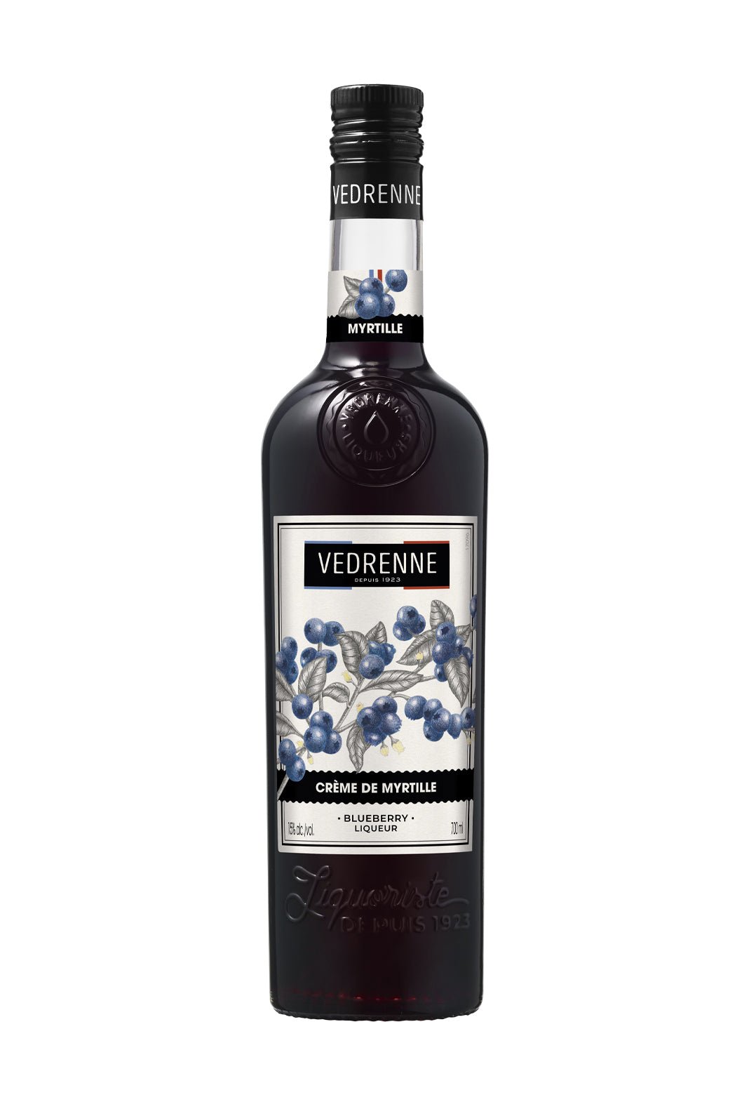Vedrenne Liqueur Creme de Myrtille (Blueberry) 18% 700ml | Liqueurs | Shop online at Spirits of France