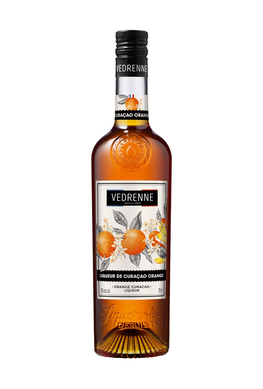 Vedrenne Liqueur Curacao Orange (Orange Curacao) 35% 700ml | Liqueurs | Shop online at Spirits of France