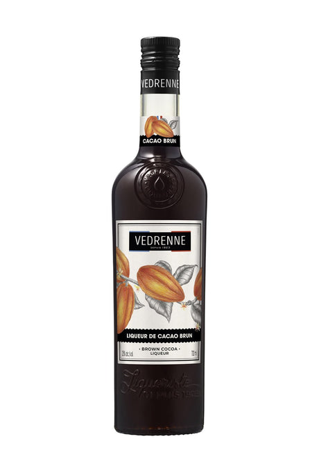 Vedrenne Liqueur de Cacao Noir (Dark Cocoa) 25% 700ml | Liqueurs | Shop online at Spirits of France