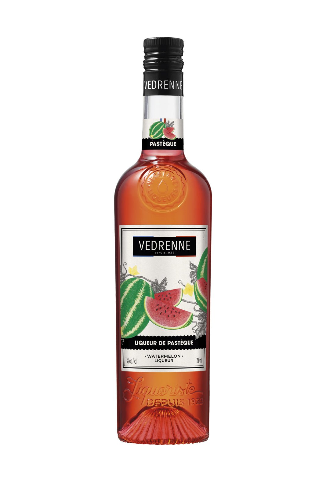 Vedrenne Liqueur de Pasteque (Watermelon) 18% 700ml | Liqueurs | Shop online at Spirits of France