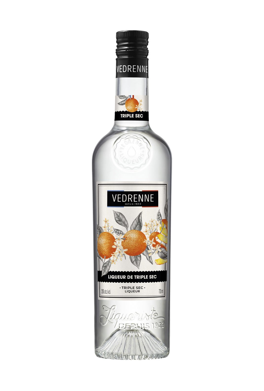Vedrenne Liqueur Triple Sec (White Curacao) 35% 700ml | Liqueurs | Shop online at Spirits of France