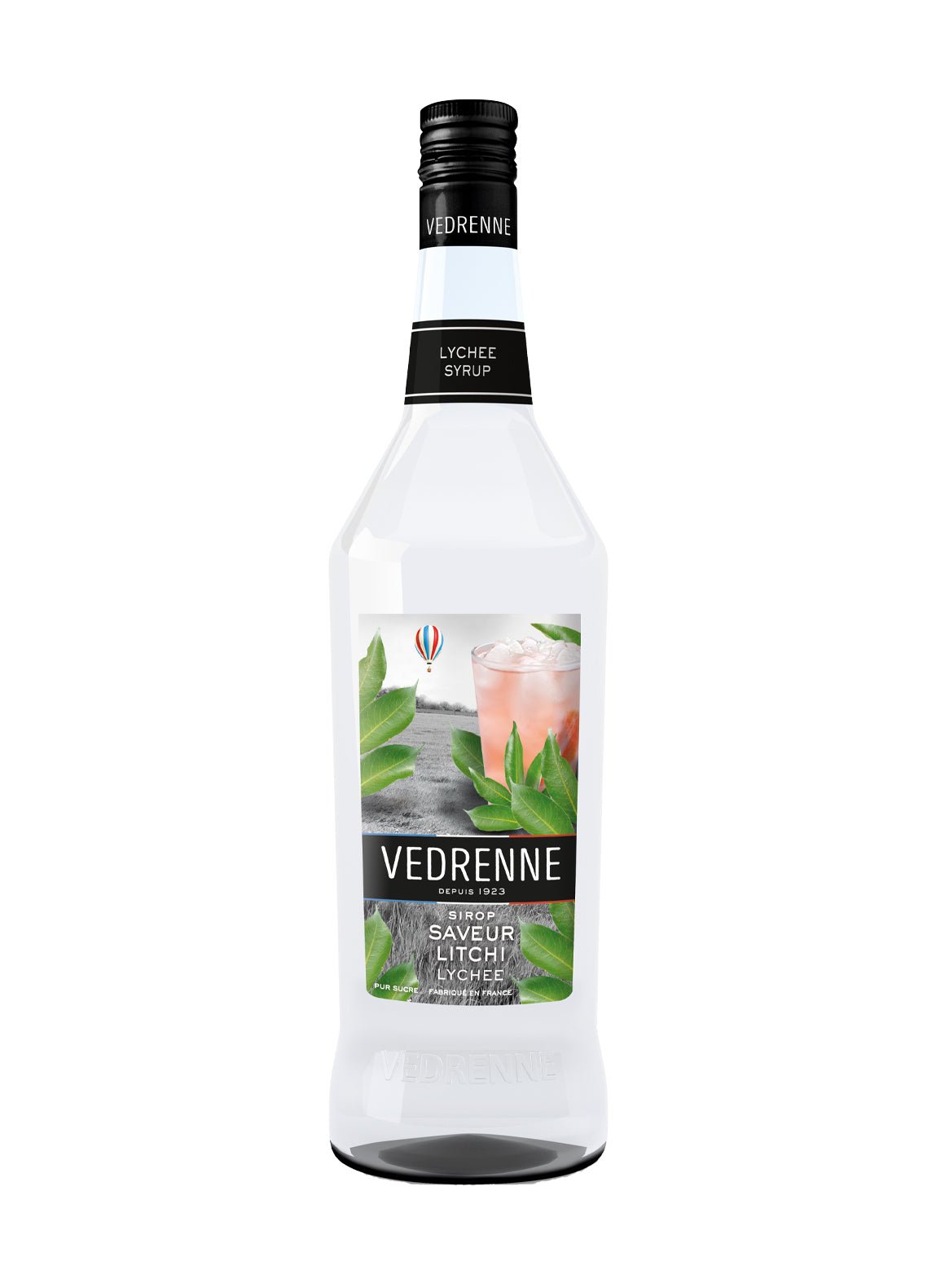 Vedrenne Lychee Syrup 0% 1000ml | Cordial | Shop online at Spirits of France