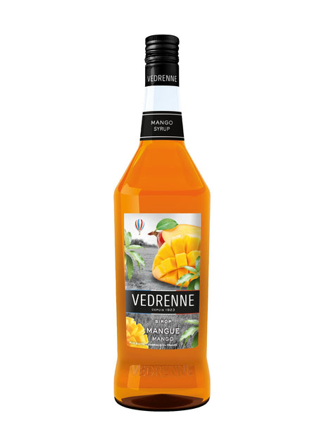 Vedrenne Mango Syrup 0% 1000ml | Cordial | Shop online at Spirits of France