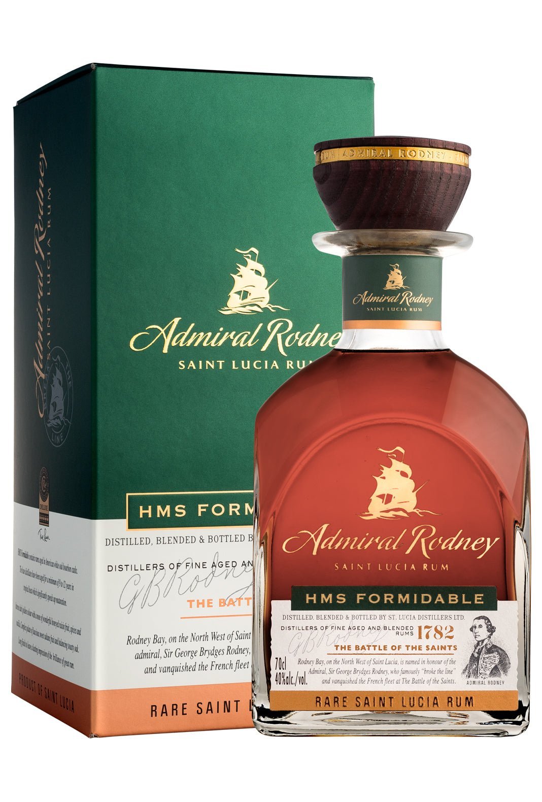 Admiral Rodney Formidable Rum 40% 700ml | Rum | Shop online at Spirits of France