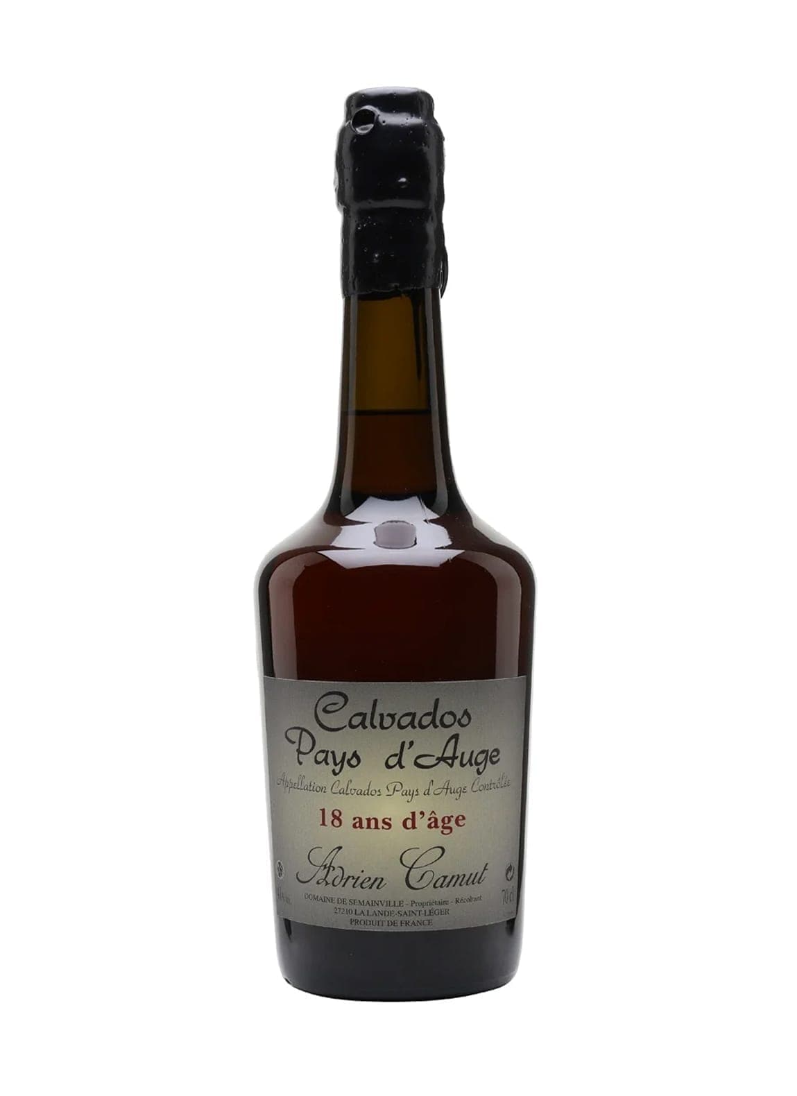 Adrien Camut Pays D'auge Calvados Privilege 18 years 40% 700ml | Brandy | Shop online at Spirits of France