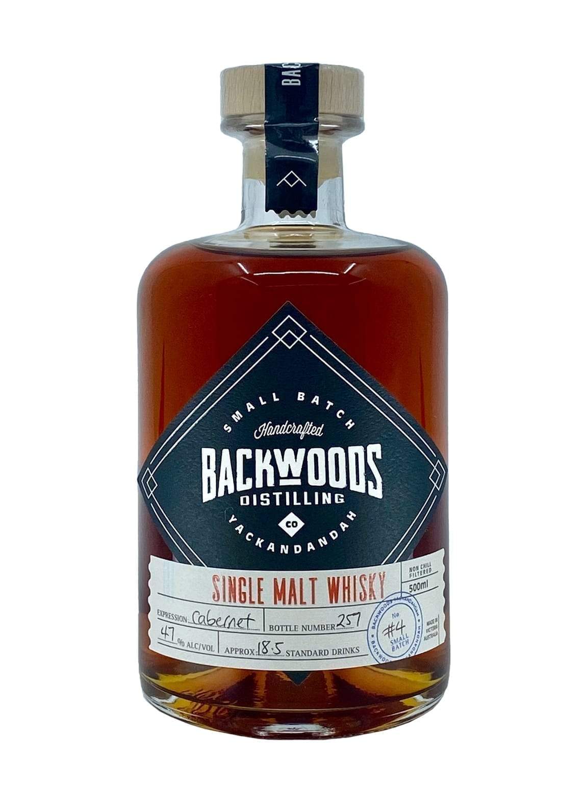 Backwoods Single Malt Batch #4 48% 500ml | Whiskey | Shop online at Spirits of France