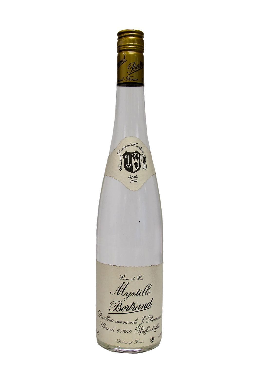 Bertrand Eau de Vie de Myrtille (Blueberry) 45% 700ml | Liqueurs | Shop online at Spirits of France
