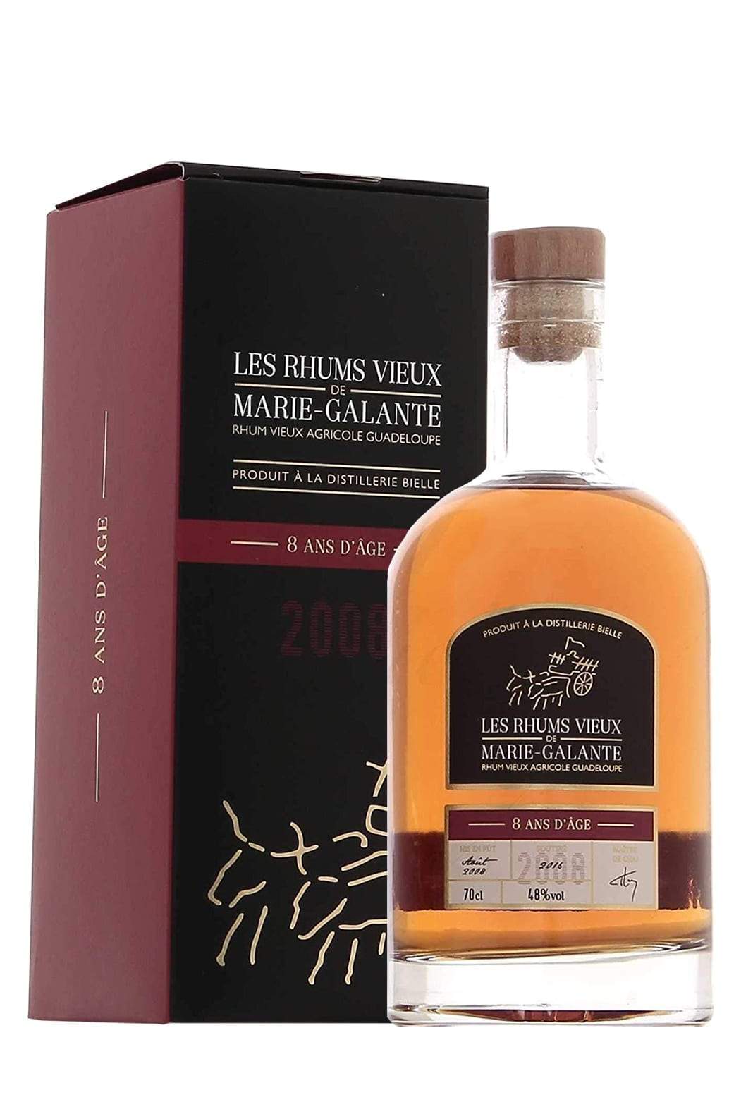 Bielle Rum 2008 48% 700ml | Rum | Shop online at Spirits of France