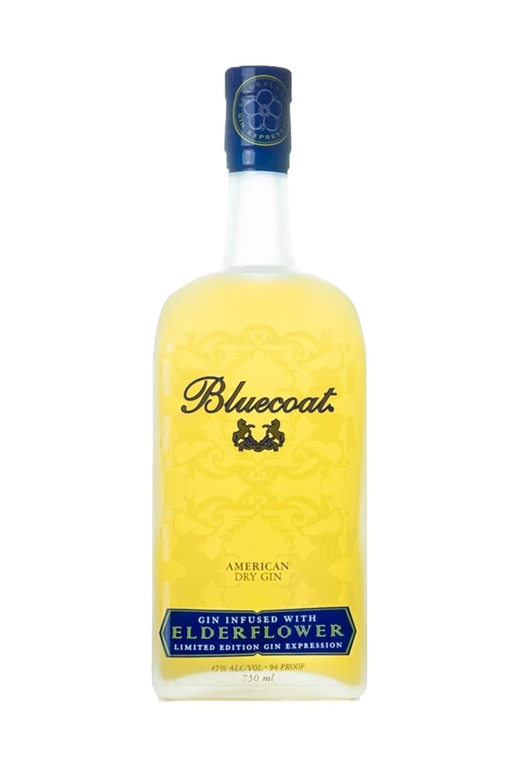 Bluecoat American Elderflower Gin 47% 700ml | Gin | Shop online at Spirits of France