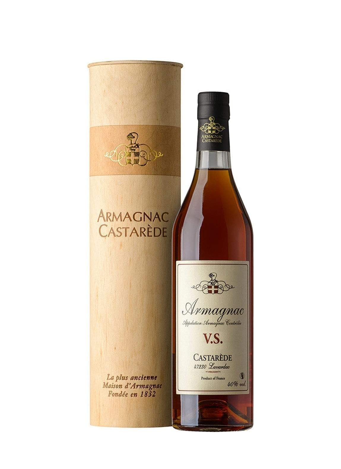 Castarde VS (Dominant Folle Blanche) 2-3 years 42.5% 500ml | Brandy | Shop online at Spirits of France
